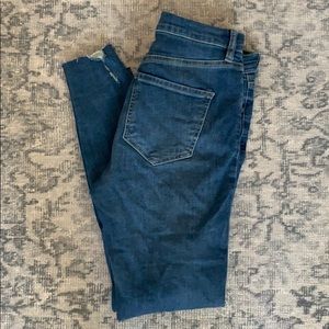Free People Shark Bite Skinny Jeans